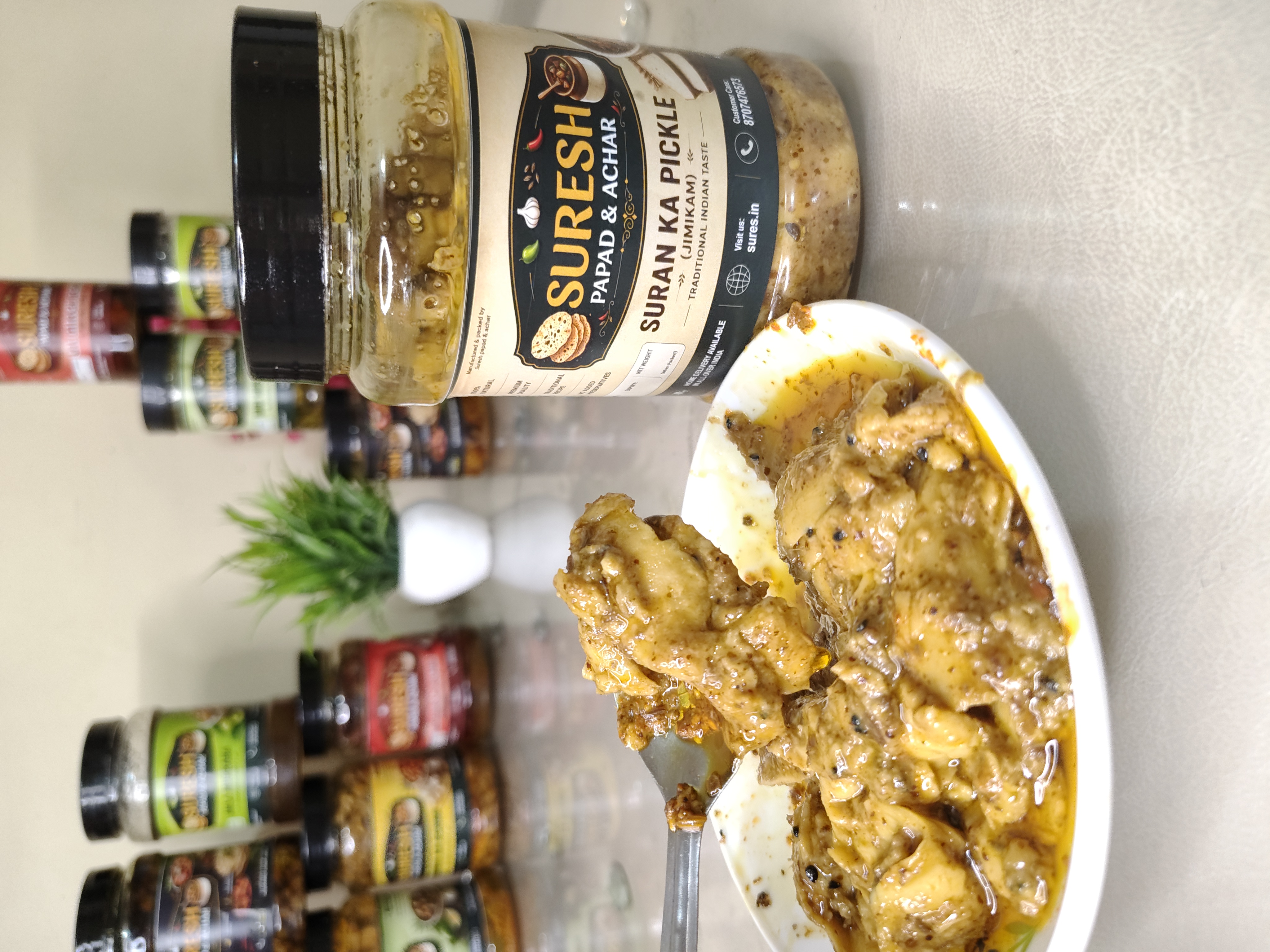 Suran pickle ( Elephant Yam pickle ) photo 4